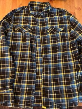 rabbit Men's High Country Performance Long Sleeve Flannel - Size Large